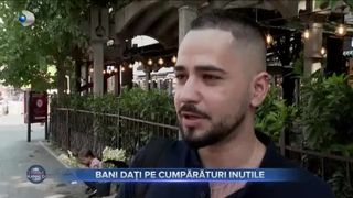 Bani dați pe cumpărături inutile
