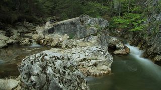 Un bărbat a fost rănit grav de o st&acirc;ncă desprinsă din versant, &icirc;n Cheile Bicazului