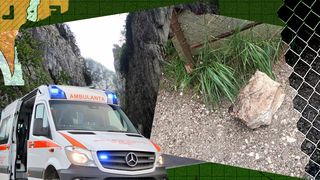VIDEO - Un bărbat a fost rănit grav de o st&acirc;ncă desprinsă din versant, &icirc;n Cheile Bicazului