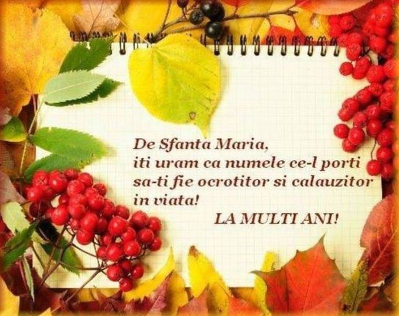 mesaje și urări sf. maria 2022
