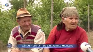 Săteni terifiați de exercițiile militare