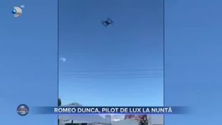 Romeo Dunca, pilot de lux la nuntă
