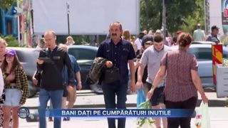 Bani dați pe cumpărături inutile