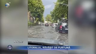 Litoralul, răvășit de furtună