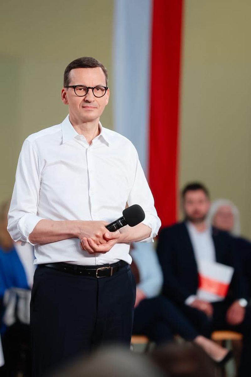 Premierul Poloniei Mateusz Morawiecki