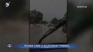 Ploaia care a scufundat Parisul