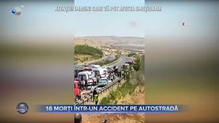 16 Morți într-un accident pe autostradă