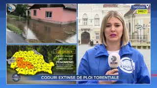 Coduri extinse de ploi torențiale