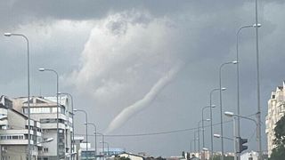 VIDEO | Tornadă filmată lângă Craiova. Vezi imaginile