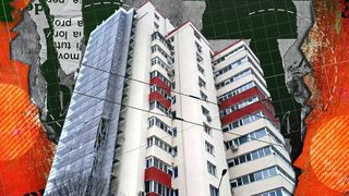 O femeie a căzut de la etajul unui bloc și a murit pe loc