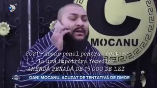 Dani Mocanu, acuzat de tentativă de omor