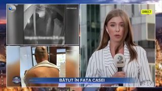 Bătut &icirc;n fața casei