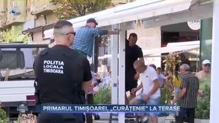 Primarul Timișoarei, &rdquo;curățenie&rdquo; la terase