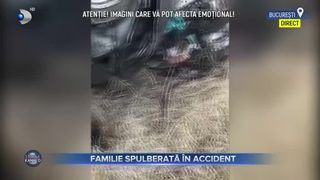 Familie spulberată în accident