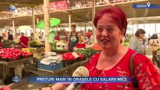 Prețuri mari în orașele cu salarii mici