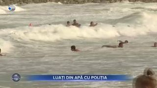 Luați din apă cu poliția