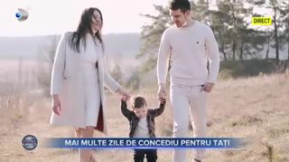 Mai multe zile de concediu pentru tați