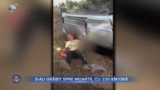 VIDEO | Familia spulberată în accident. Momentul impactului la 220 km/oră a fost filmat