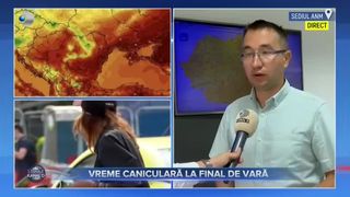 Vreme caniculară la final de vară