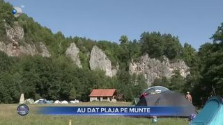 Au dat plaja pe munte