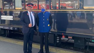VIDEO & FOTO | Trenul Orient Express, din nou &icirc;n Rom&acirc;nia. &Icirc;n ce stații oprește luxoasa garnitură
