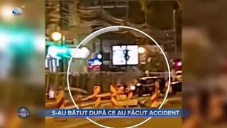 S-au bătut după ce au făcut accident