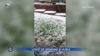 Loviți de grindină și vijelii