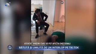Bătută și umilită de un interlop pe Tik-Tok