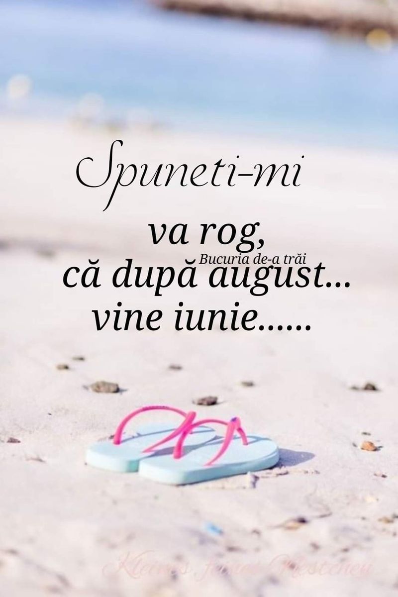 Mesaje pentru ultima zi de vară