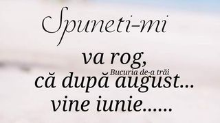 Mesaje pentru ultima zi de vară