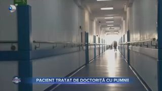 Pacient tratat de doctoriță cu pumnii