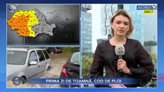 Prima zi de toamnă, cod de ploi