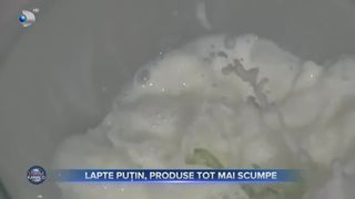 Lapte puțin, produse tot mai scumpe