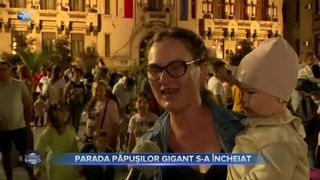Parada păpușilor gigant s-a &icirc;ncheiat