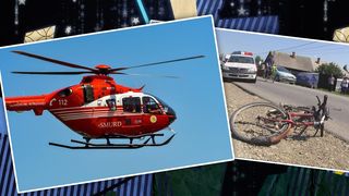 O copilă de 9 ani a ajuns în stare critică la spital după ce a fost lovită de o bicicletă