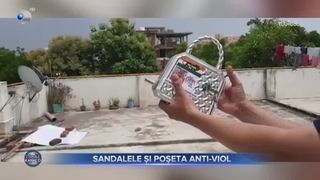 Sandalele și poșeta anti-viol