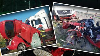 Accident cu final tragic în Galați: O femeie a murit, după ce mașina în care se afla a intrat într-un TIR