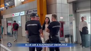 Blue air a suspendat zborurile