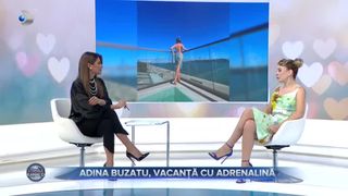 Adina Buzatu, vacanță cu adrenalină