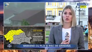 Weekend cu ploi si risc de grindina