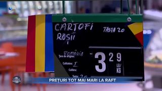 Prețuri tot mai mari la raft