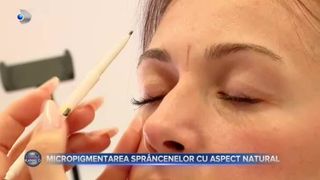 Micropigmentarea spr&acirc;ncenelor cu aspect natural