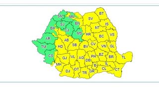 Avertizare METEO: Cod galben și portocaliu de ploi abundente. HARTA cu județele afectate!