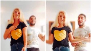 Mama gemenilor din Ploiești, dans lasciv, cu un bărbat în camera de hotel. Cei doi s-au și filmat