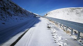 A nins pe Transfăgărășan 