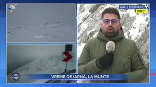Vreme de iarnă, la munte