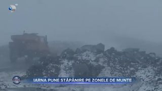 Iarna pune stăpânire pe zonele de munte