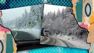 Se circulă în condiții de iarnă în Pasul Prislop din Munții Rodnei