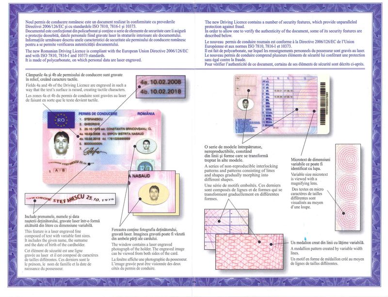 Care este semnificația detaliilor de pe permisele de conducere. Puțin șoferi știu asta