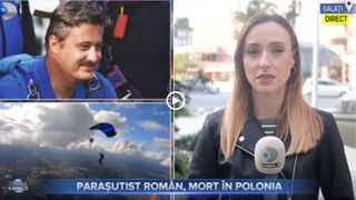 VIDEO | Campion român de parașutism, mort în timpul unui antrenament în Polonia